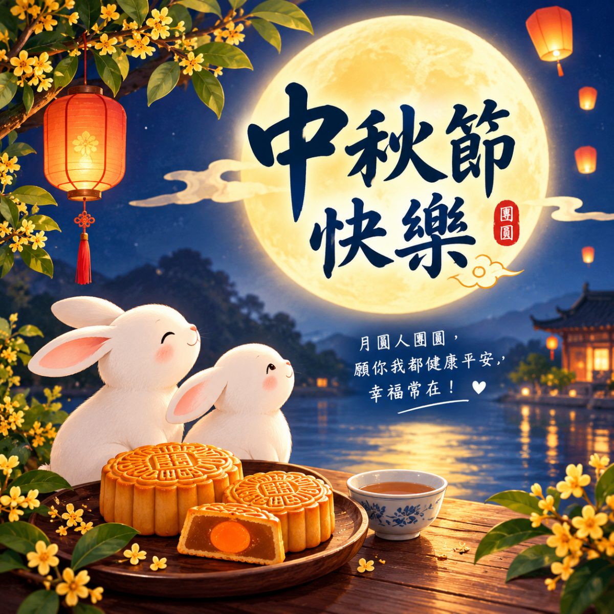 中秋節快樂～